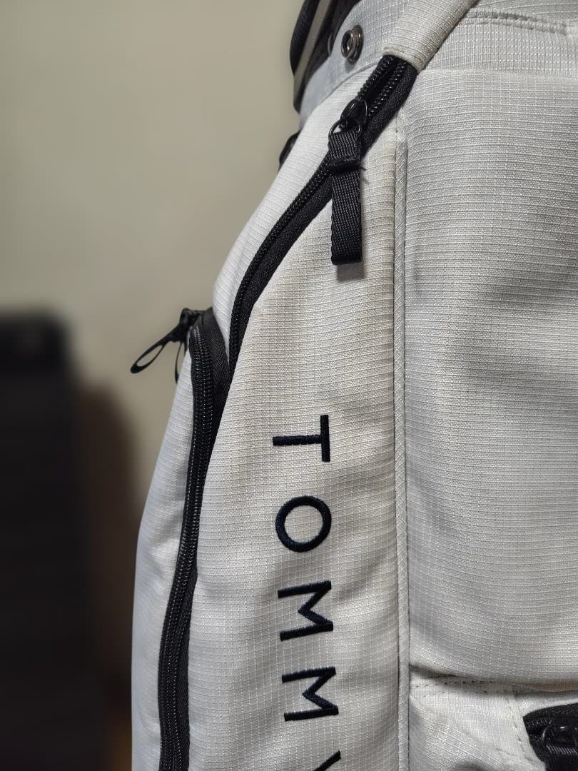   ホワイトキャディバッグ