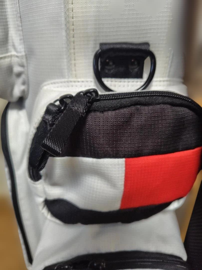   ホワイトキャディバッグ