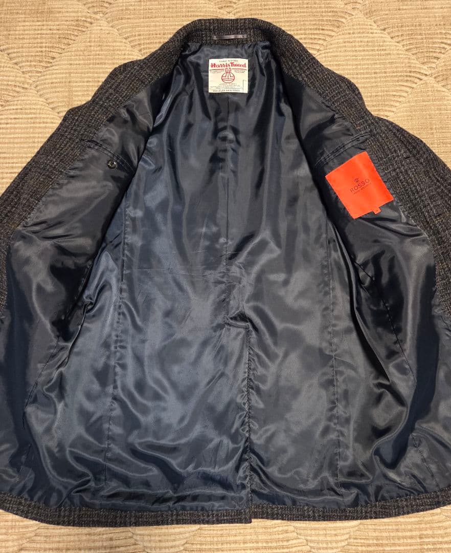 【美品】Harris Tweed URBAN RESEARCHチェスターコートM