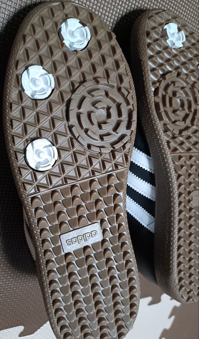 新品未使用☆ALS-122 アディダス SAMBA ゴルフシューズ 黒 25.5