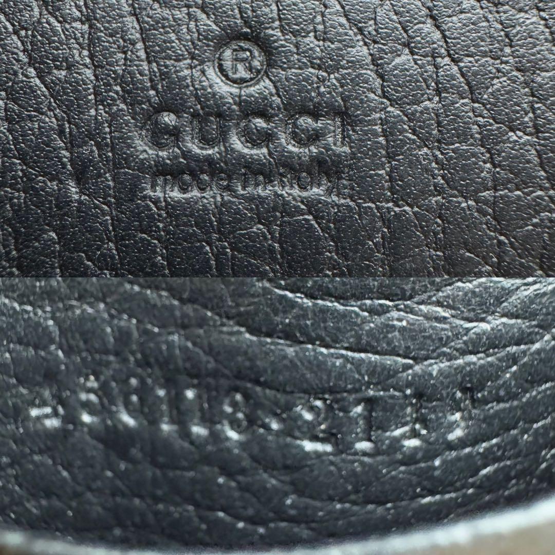 【美品】GUCCI　キーケース　6連　 マーモント　スプリーム　レザー ブラウン