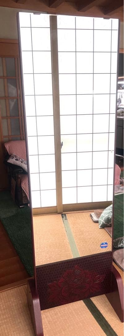 ✴︎鎌倉彫り・姿見・鏡和室・大きめ・自立✴︎