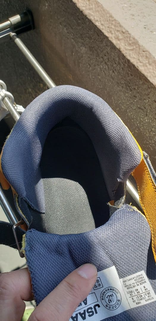 ASICS 安全靴 イエロー/オレンジ/グレー