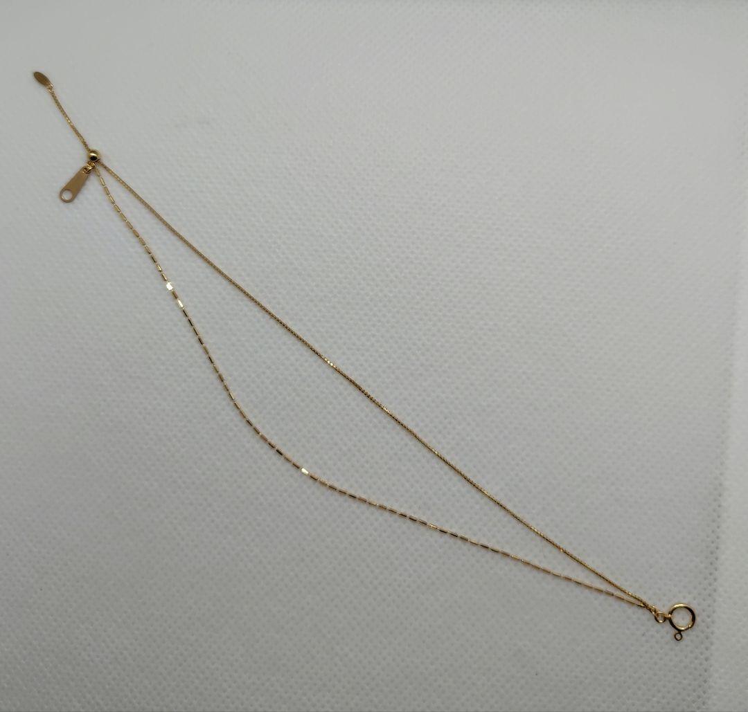 【日曜限定価格！】【GSTV】 K18YG ２連 ブレスレット 約18cm