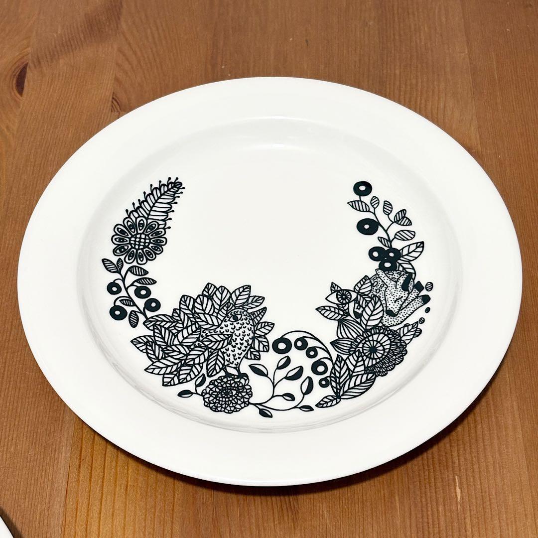 新品未使用 アラビア ピーロパイッカ プレート 20cm 旧ロゴ王冠 2枚セット