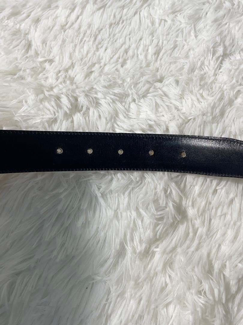 CELINE トリオンフ 金具 本革　リバーシブル ベルト 全長84 幅3