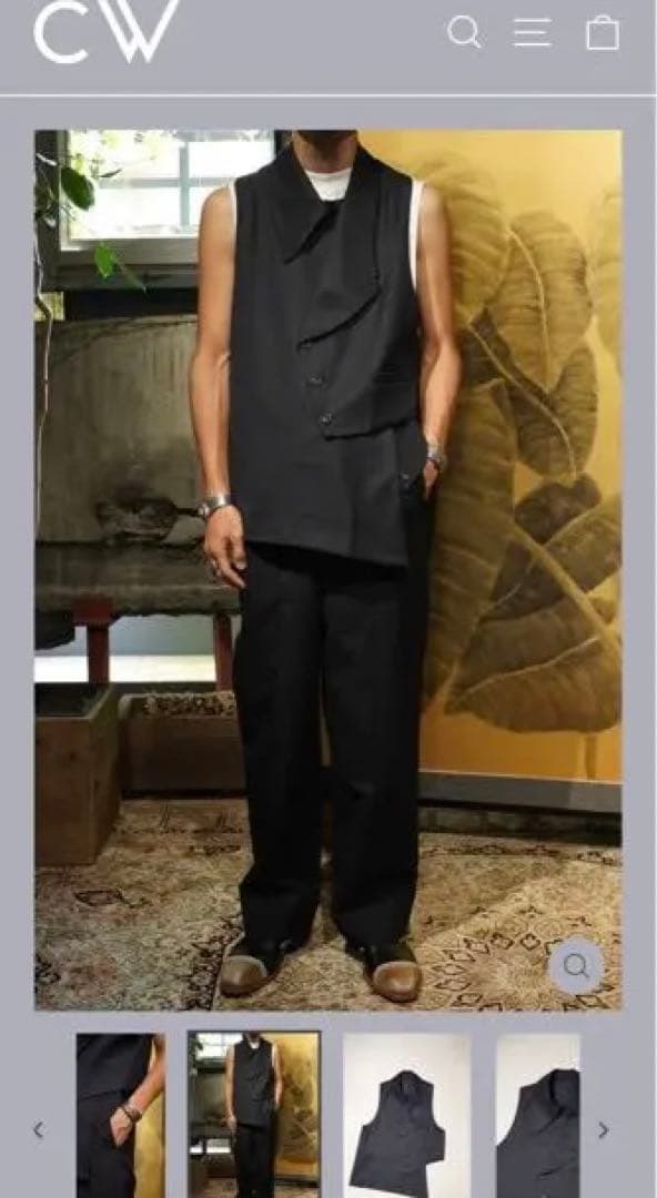 スーツ Nobuyuki Matsui Duality Vest