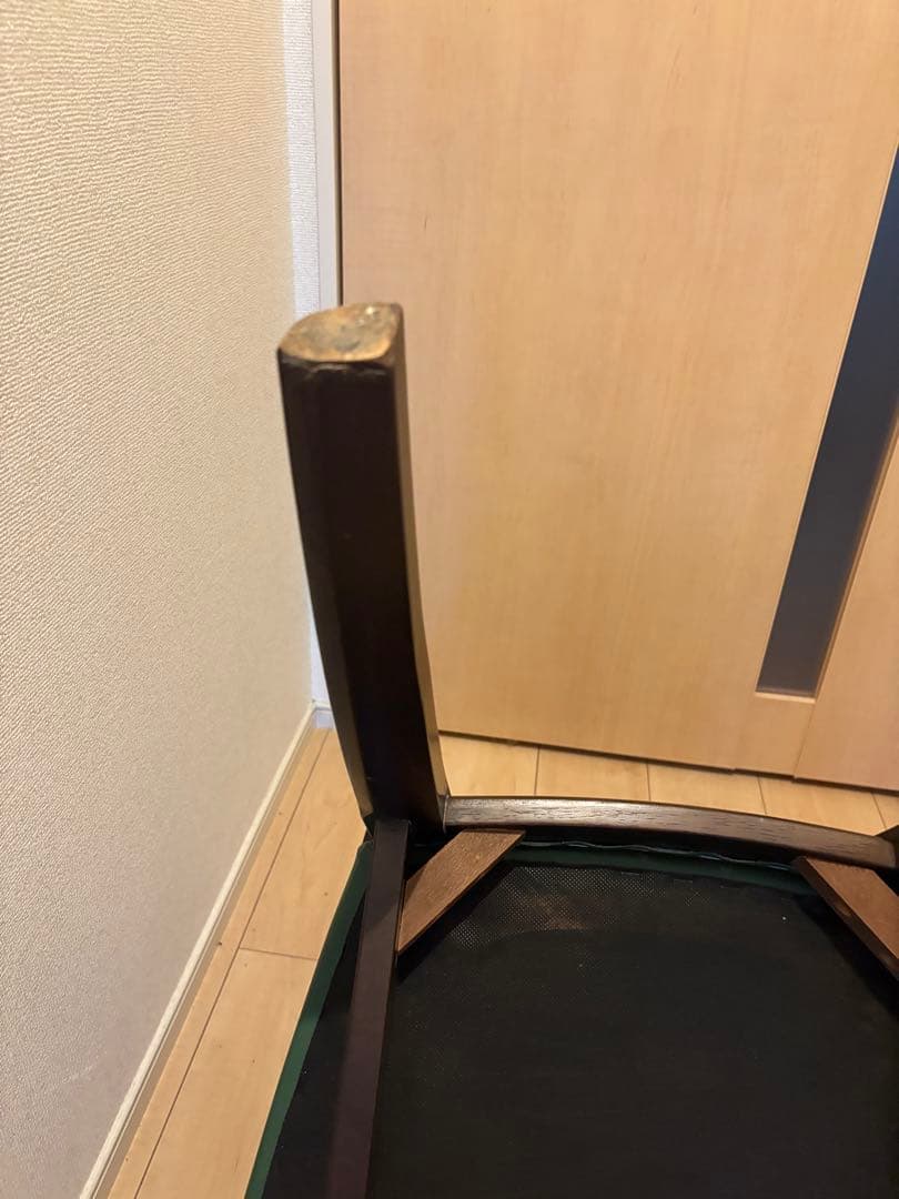 【高級】karimoku Direttore ダイニングチェア 肘付き　グリーン