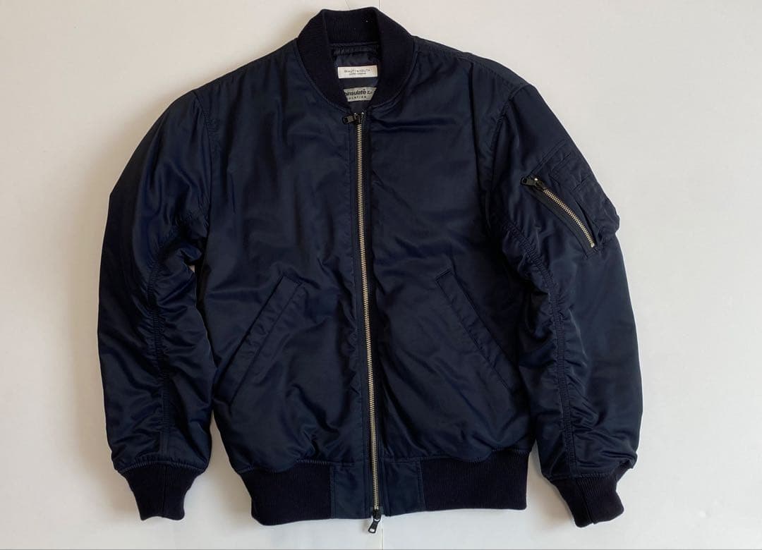 ユナイテッドアローズ　ネイビー MA-1 ジャケット　Mサイズ
