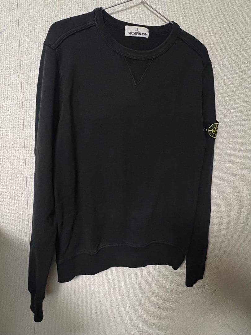 stone  sweat ストーンアイランド　スウェット　黒