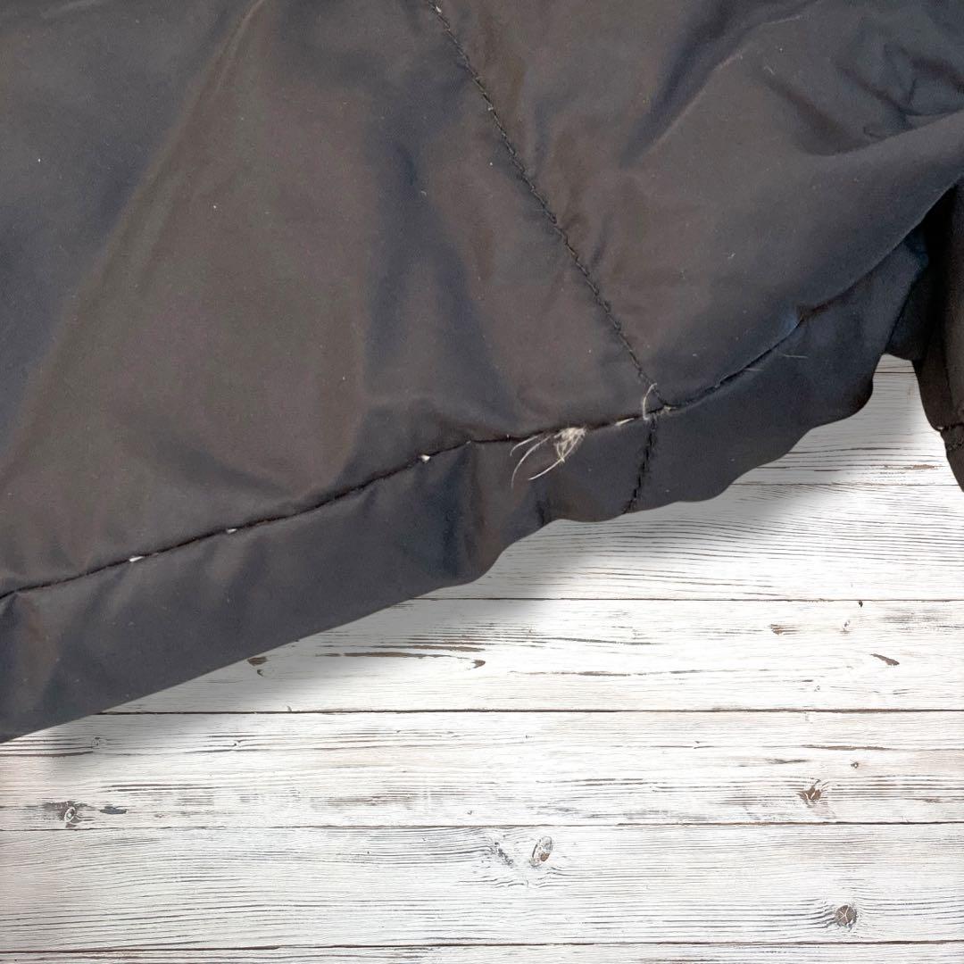 ザノースフェイス ダウンジャケット 刺繍ロゴ 黒 M 1743