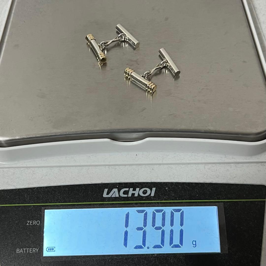 ティファニー TIFFANY&CO コンビ カフス カフリンクス コンビ 希少