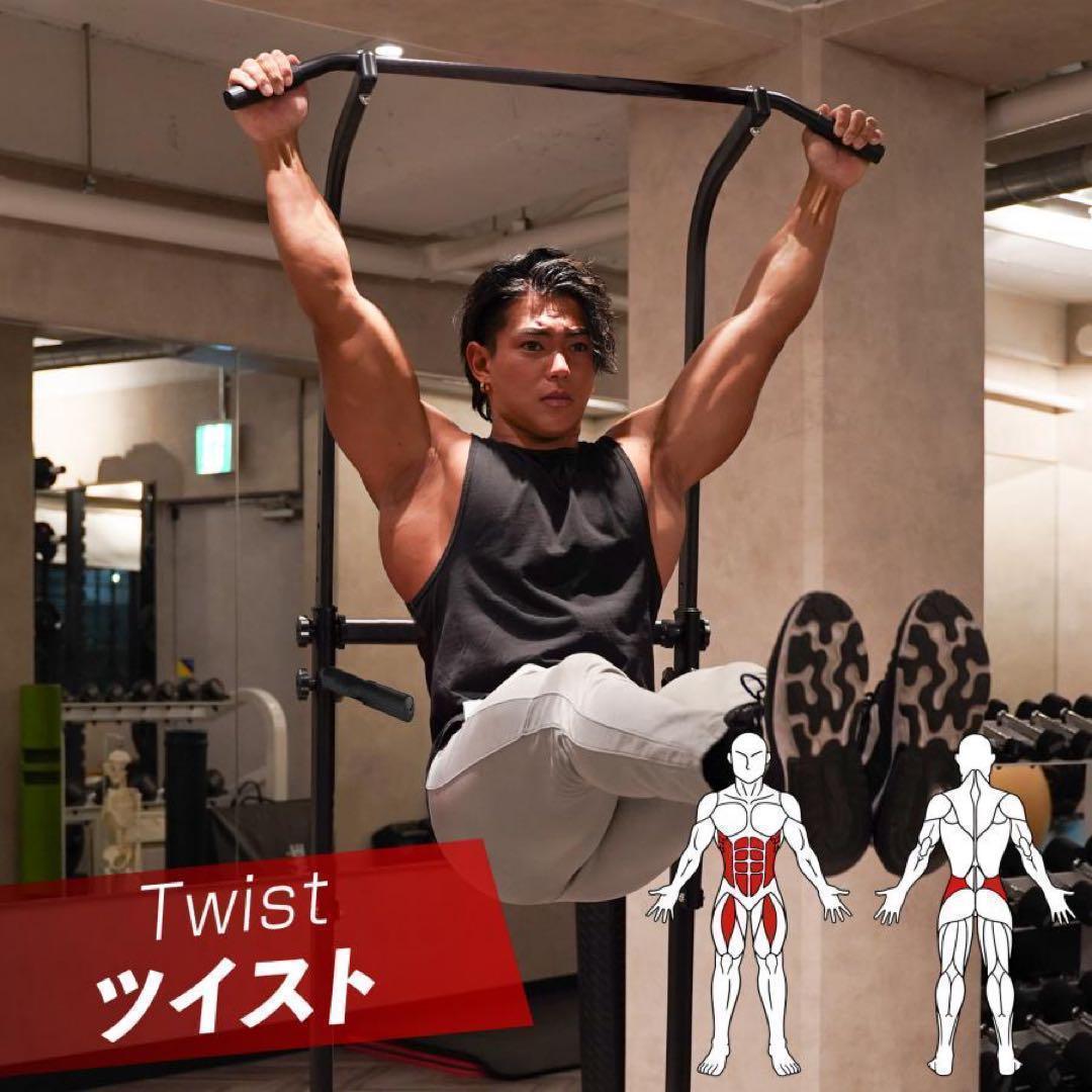 懸垂マシン 健康器 コンパクト 10段階 高さ調節 筋トレマシン2901