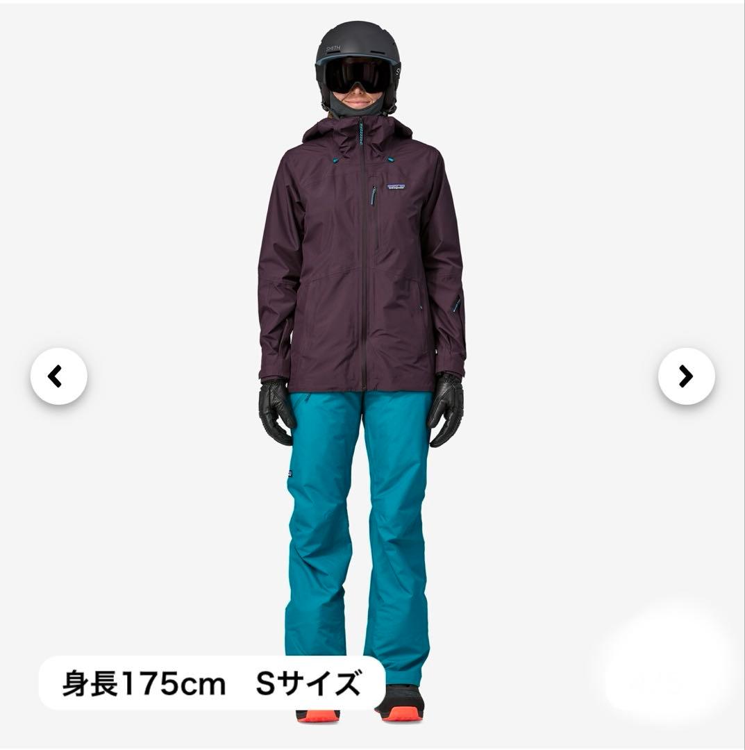 パタゴニア　スキーウェア　レディース　インサレーテッドジャケット　プラム色　XS