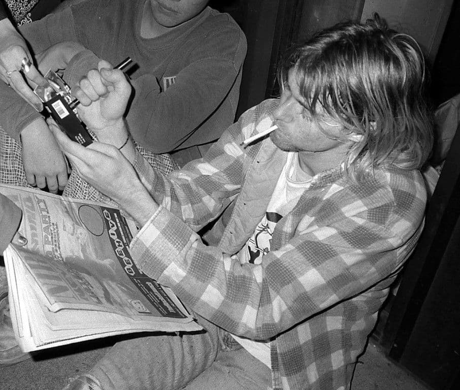 80s Searsシャドー オンブレ チェック ネルシャツ カートコバーン70s