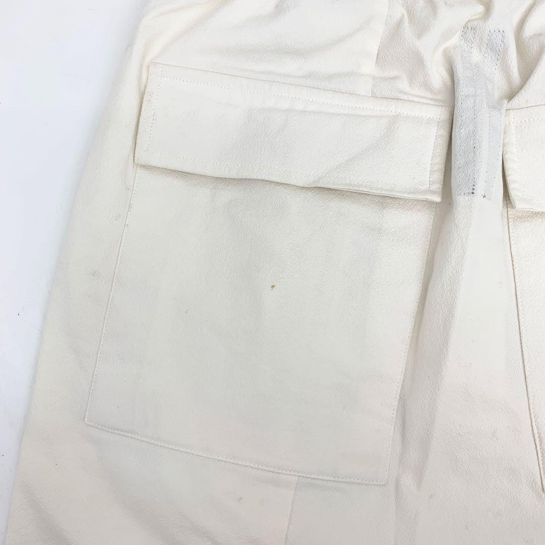リックオーウェンス RU3384 サルエルパンツ アイボリー 21110220