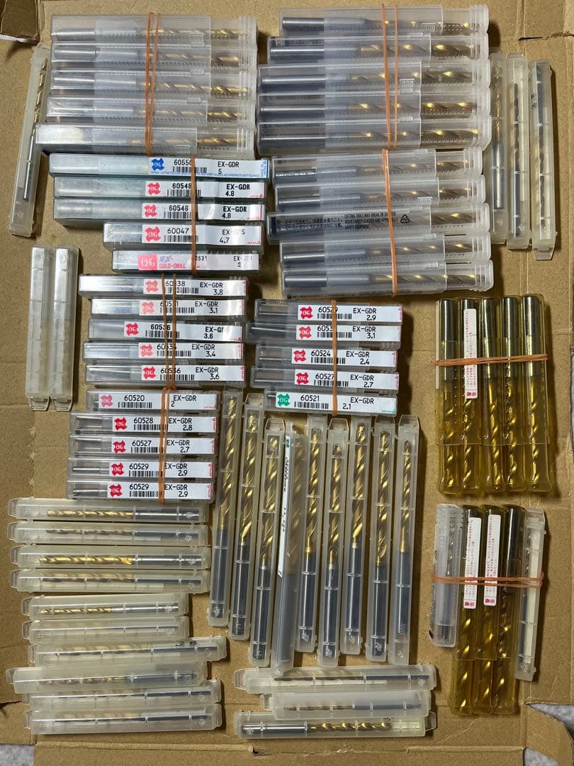 OSG ドリル ゴールドドリル 2~5.9mm EX-GDR 約73本セット