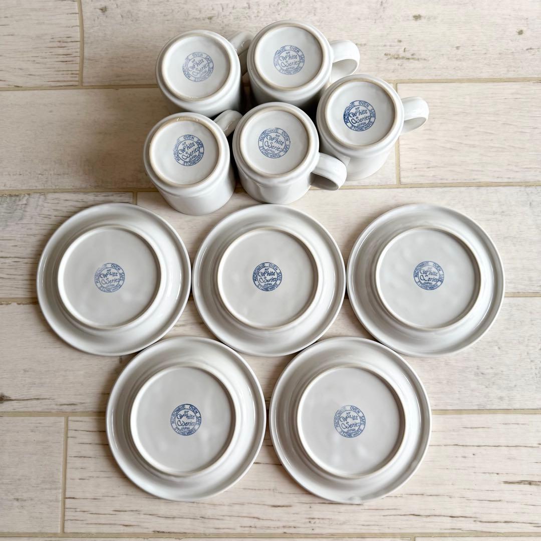 イ*イ様 オールドノリタケ NT ホワイトシリーズ ストーンウェア カップ＆ソー