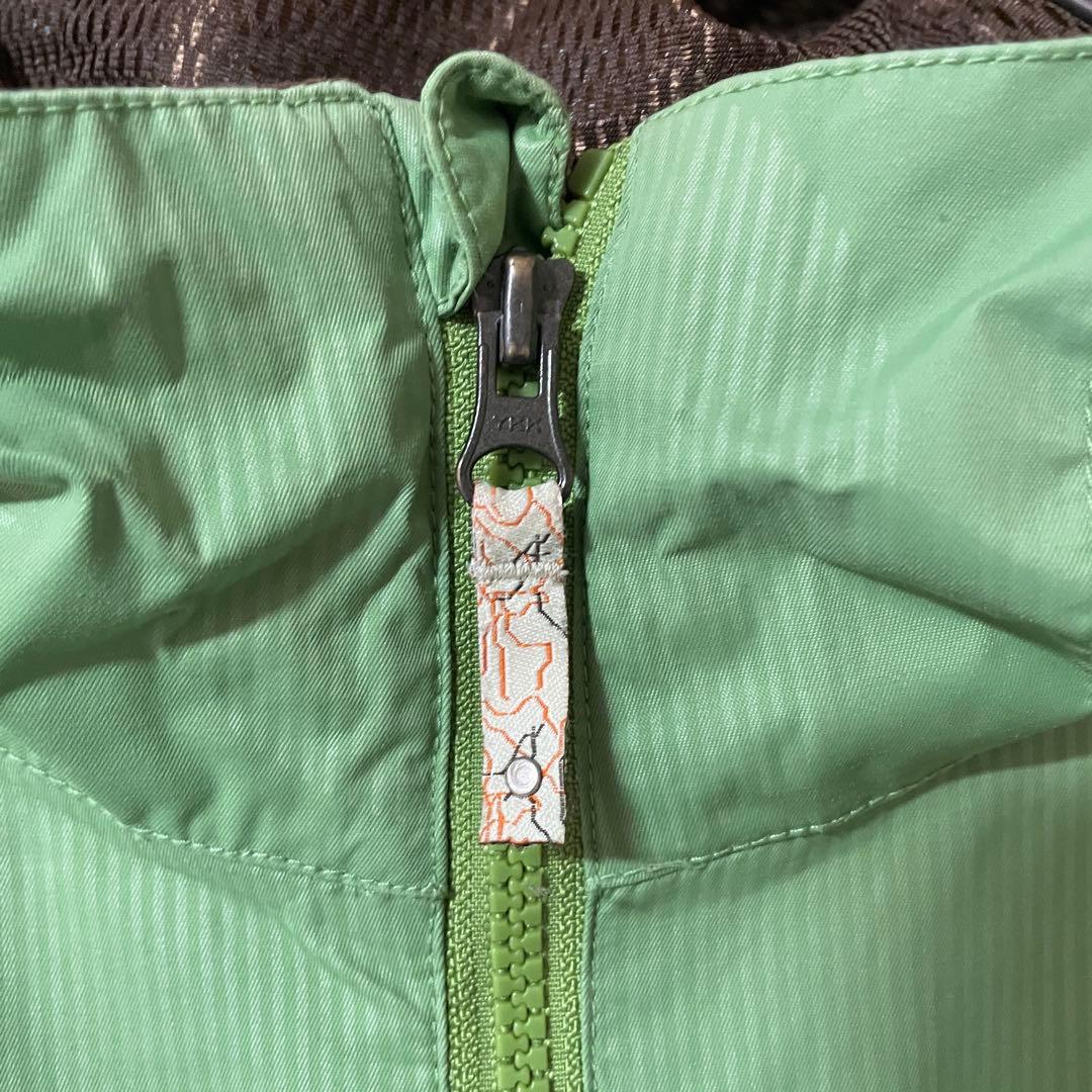 Burtonバートンスキーウェアスノーボードジャケットパーカーフード付緑グリーン