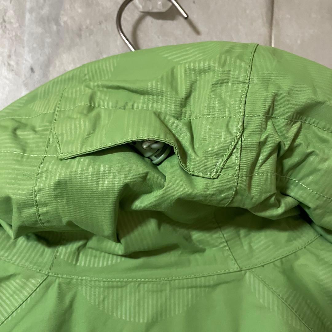 Burtonバートンスキーウェアスノーボードジャケットパーカーフード付緑グリーン