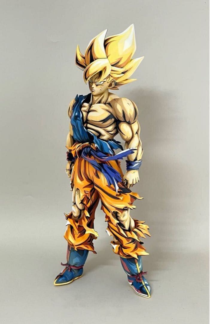 ドラゴンボールフィギュア SMSP孫悟空 スーパーサイヤ人 二次元彩色