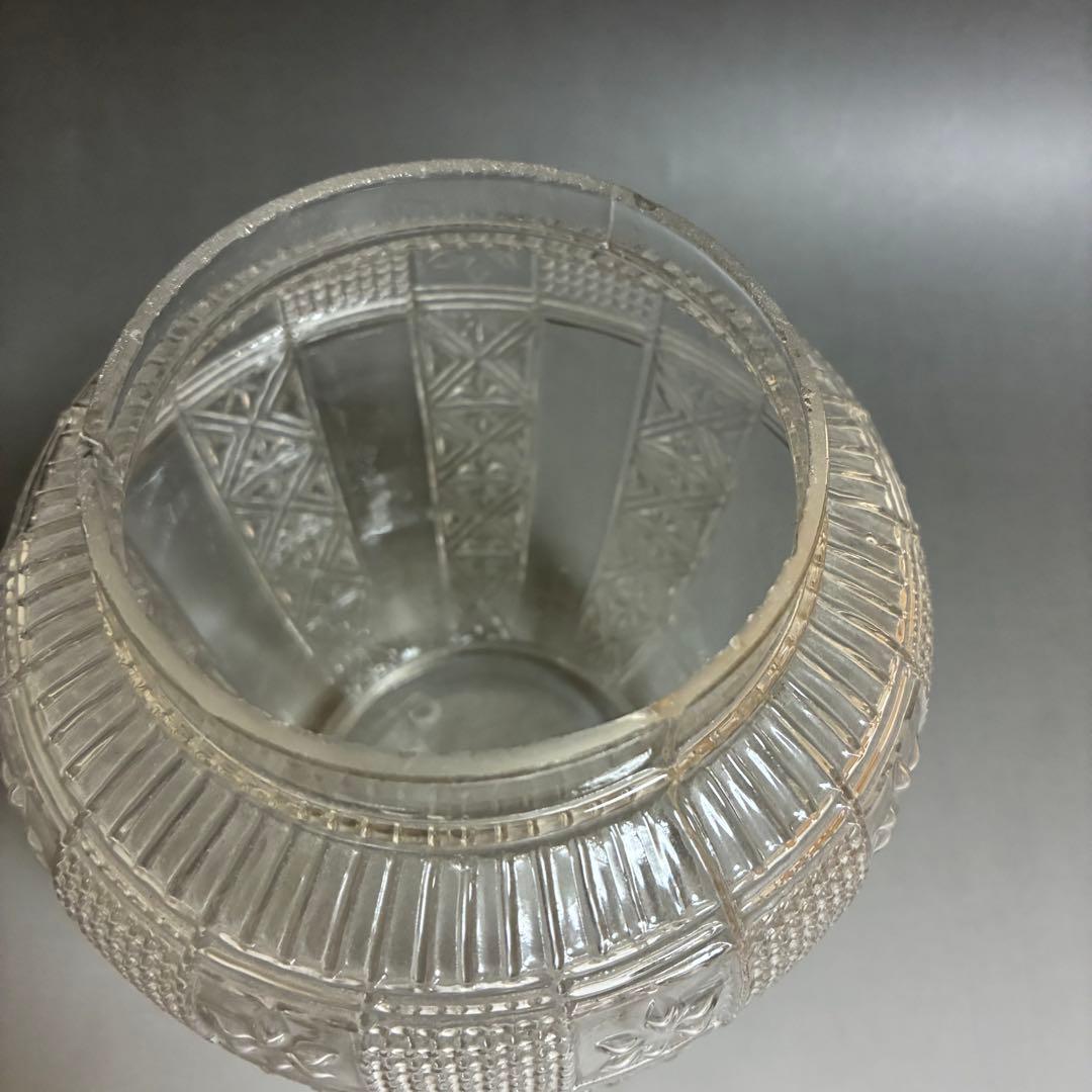 プレスガラスのあめや瓶 / 菓子瓶、飴屋瓶 - 工芸品最 安値 価格