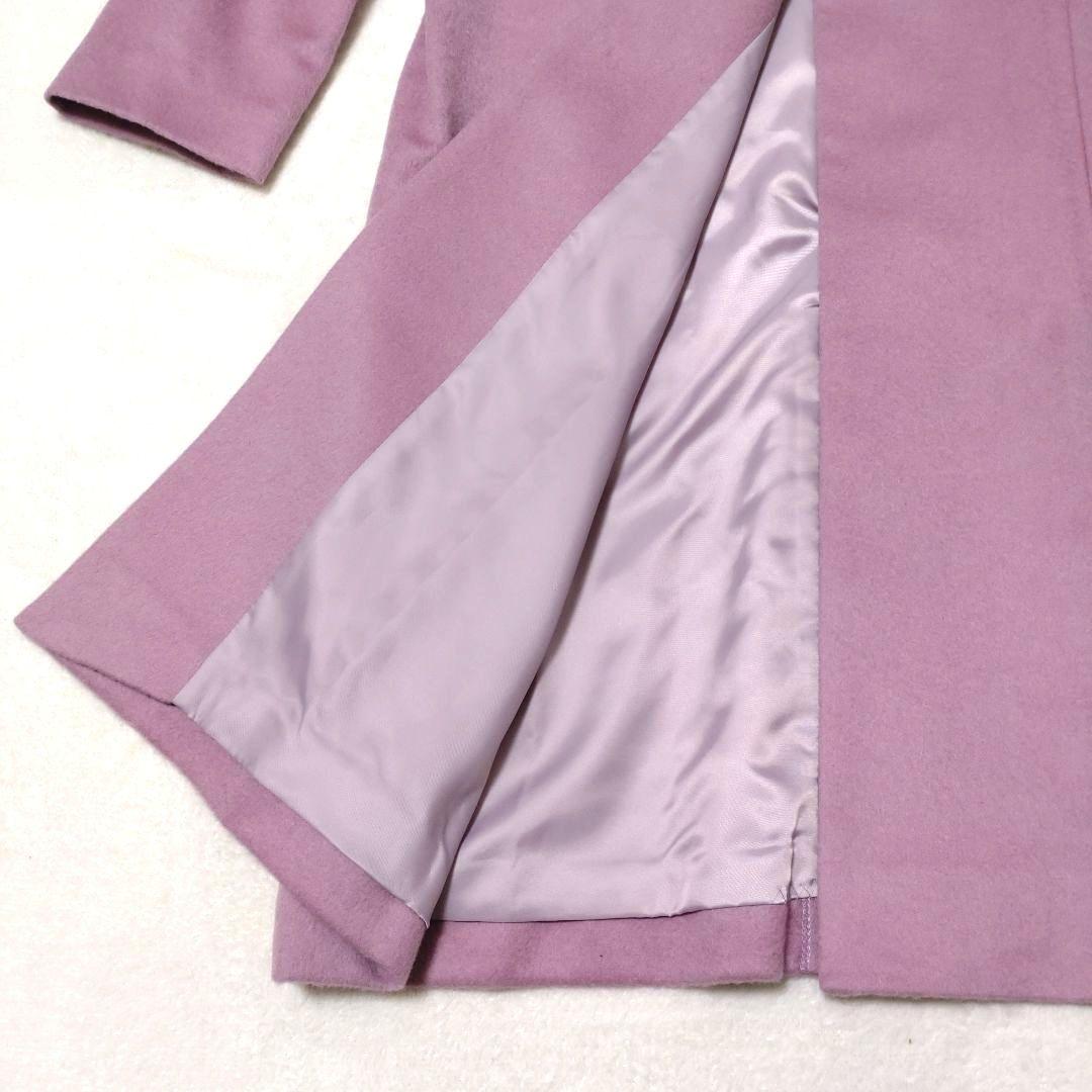 タグ付き未使用】トーナル ビーバーノーカラーガウンコート ウール