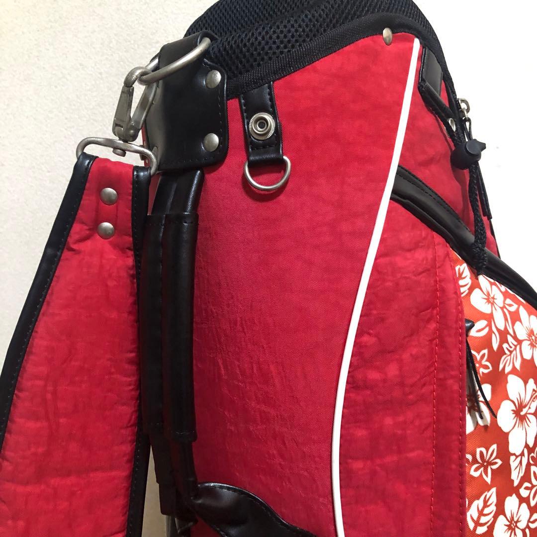 入手困難 高級ブランド カンゴール ハイビスカス ゴルフバッグ ほぼ新品 美品