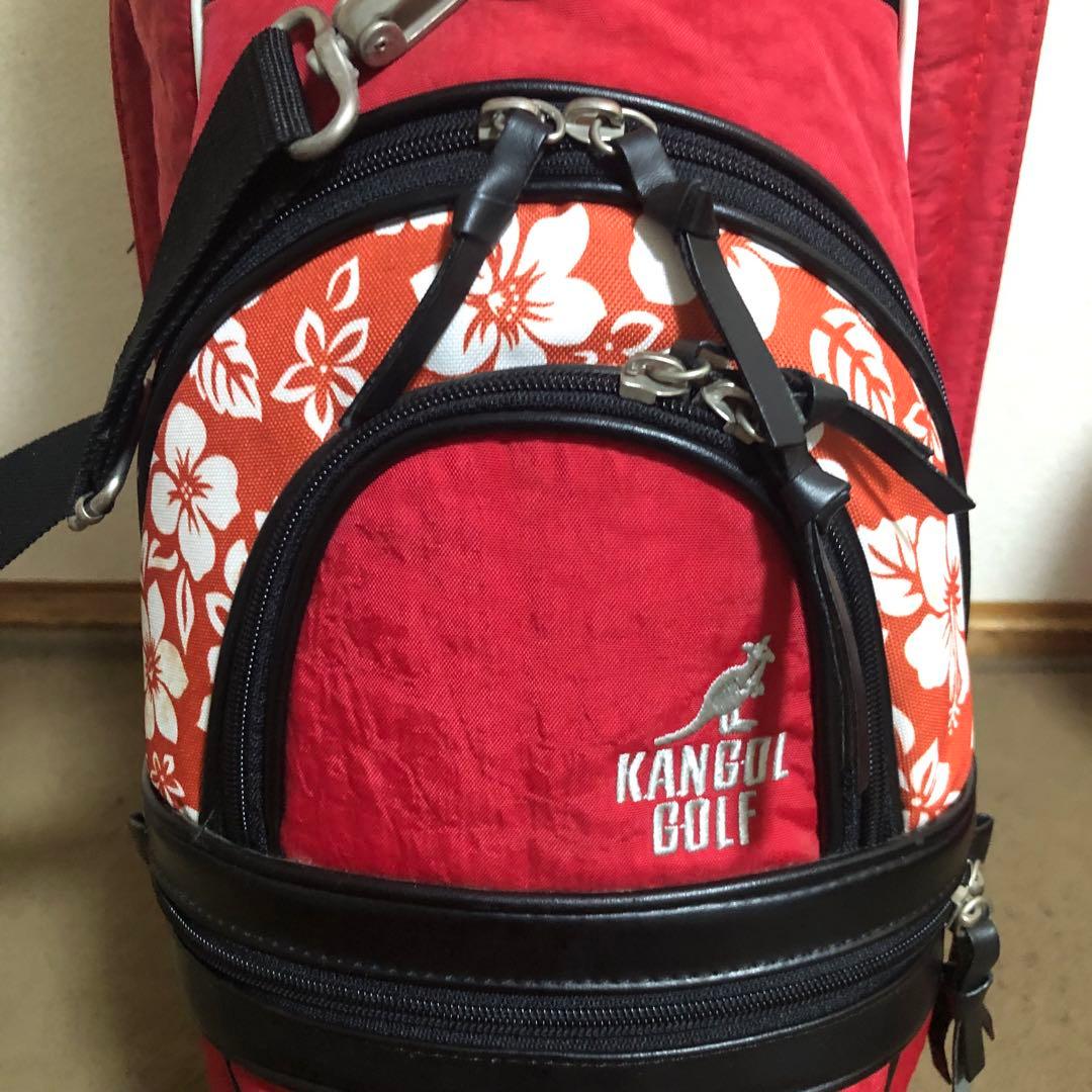 入手困難 高級ブランド カンゴール ハイビスカス ゴルフバッグ ほぼ新品 美品