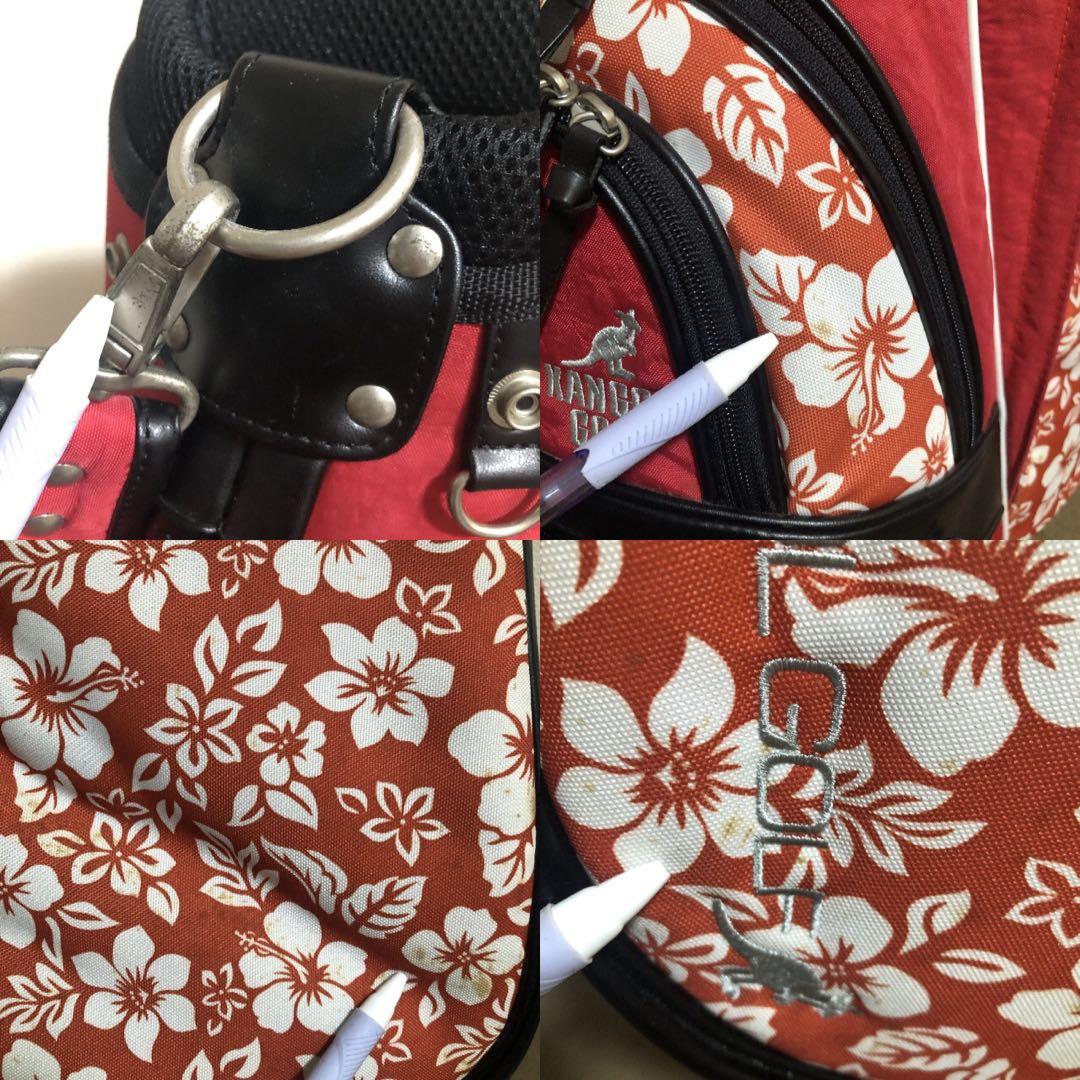 入手困難 高級ブランド カンゴール ハイビスカス ゴルフバッグ ほぼ新品 美品