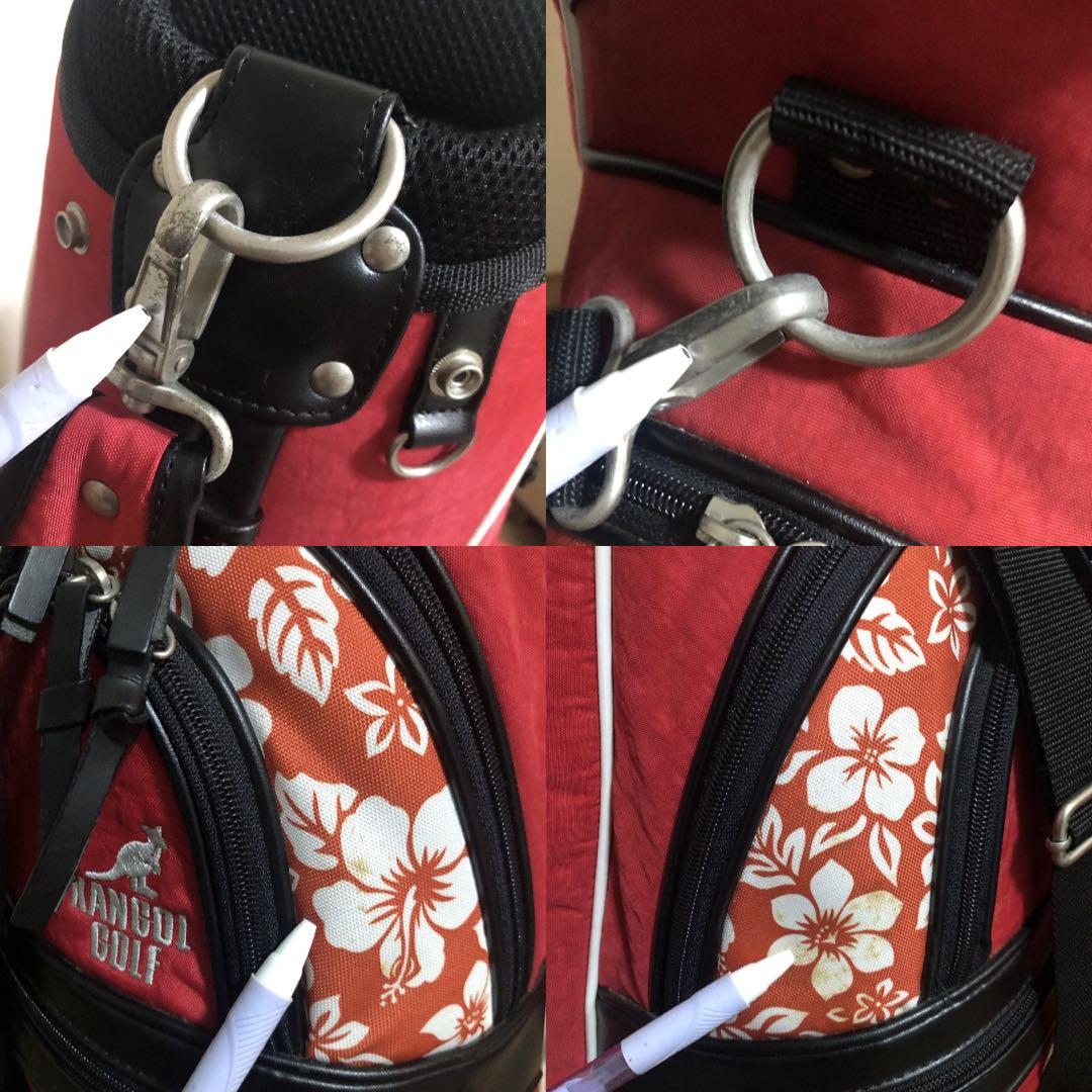 入手困難 高級ブランド カンゴール ハイビスカス ゴルフバッグ ほぼ新品 美品