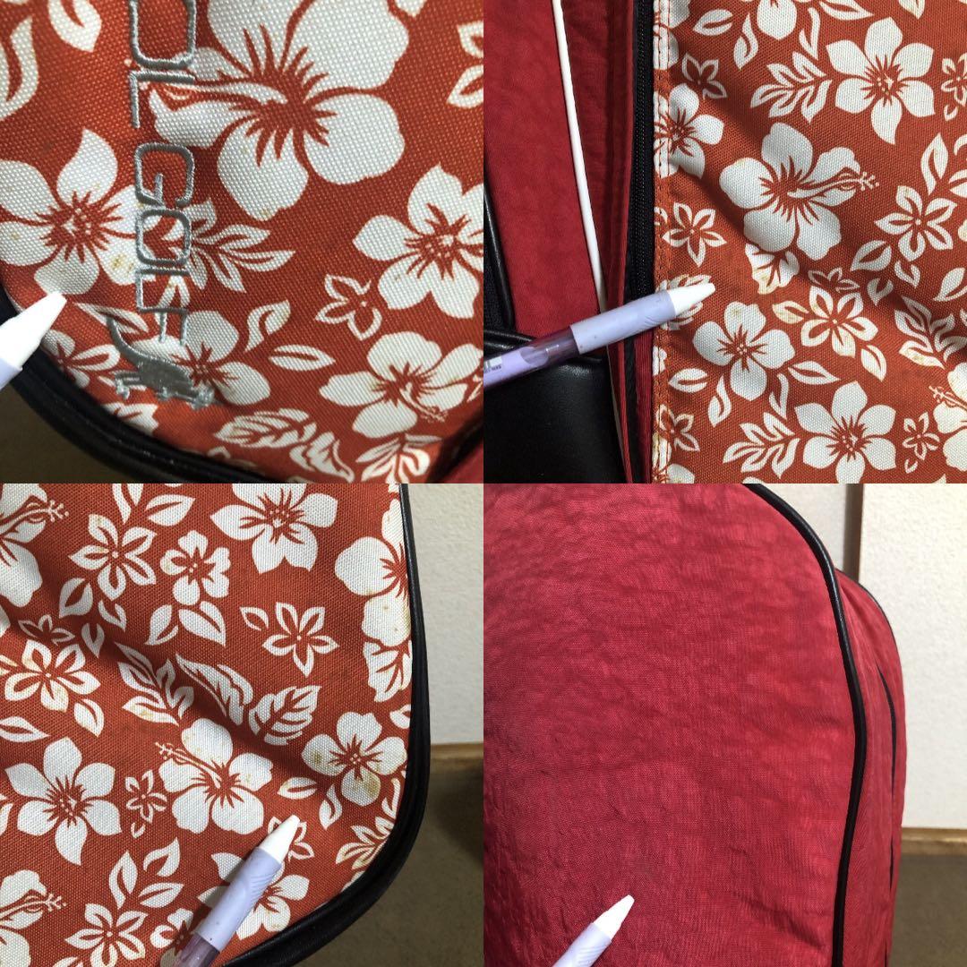 入手困難 高級ブランド カンゴール ハイビスカス ゴルフバッグ ほぼ新品 美品