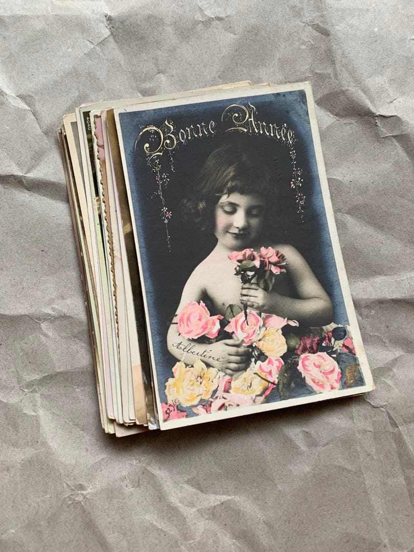 アンティークポストカード　海外紙もの