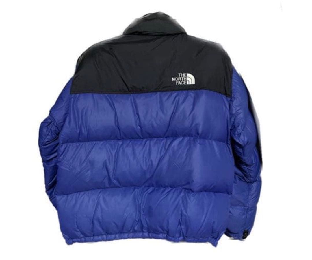 THE NORTH FACE 青 ダウンジャケットノースフェイス ヌプシ ブルー