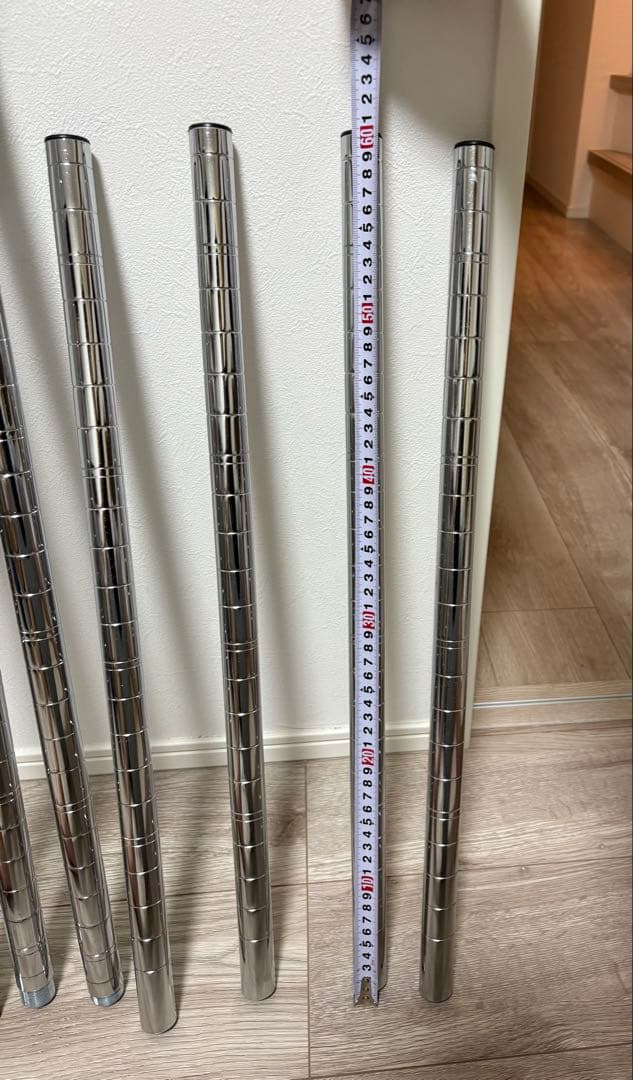 直取限定 スチールラック 幅90cm x 奥行45cm x 最大高さ210cm