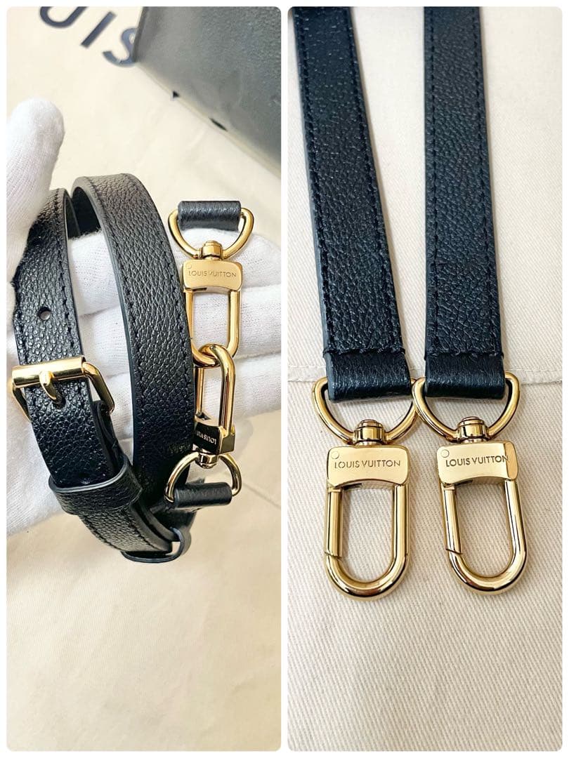 RFID 正規品 ルイヴィトン オンザゴーPM アンプラント ブラック - メルカリ