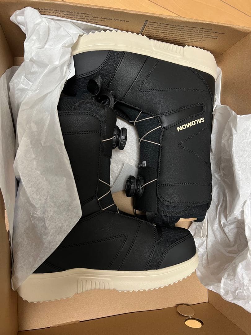 SALOMON FACTION BOA スノーボードブーツ 25 JP ブラック