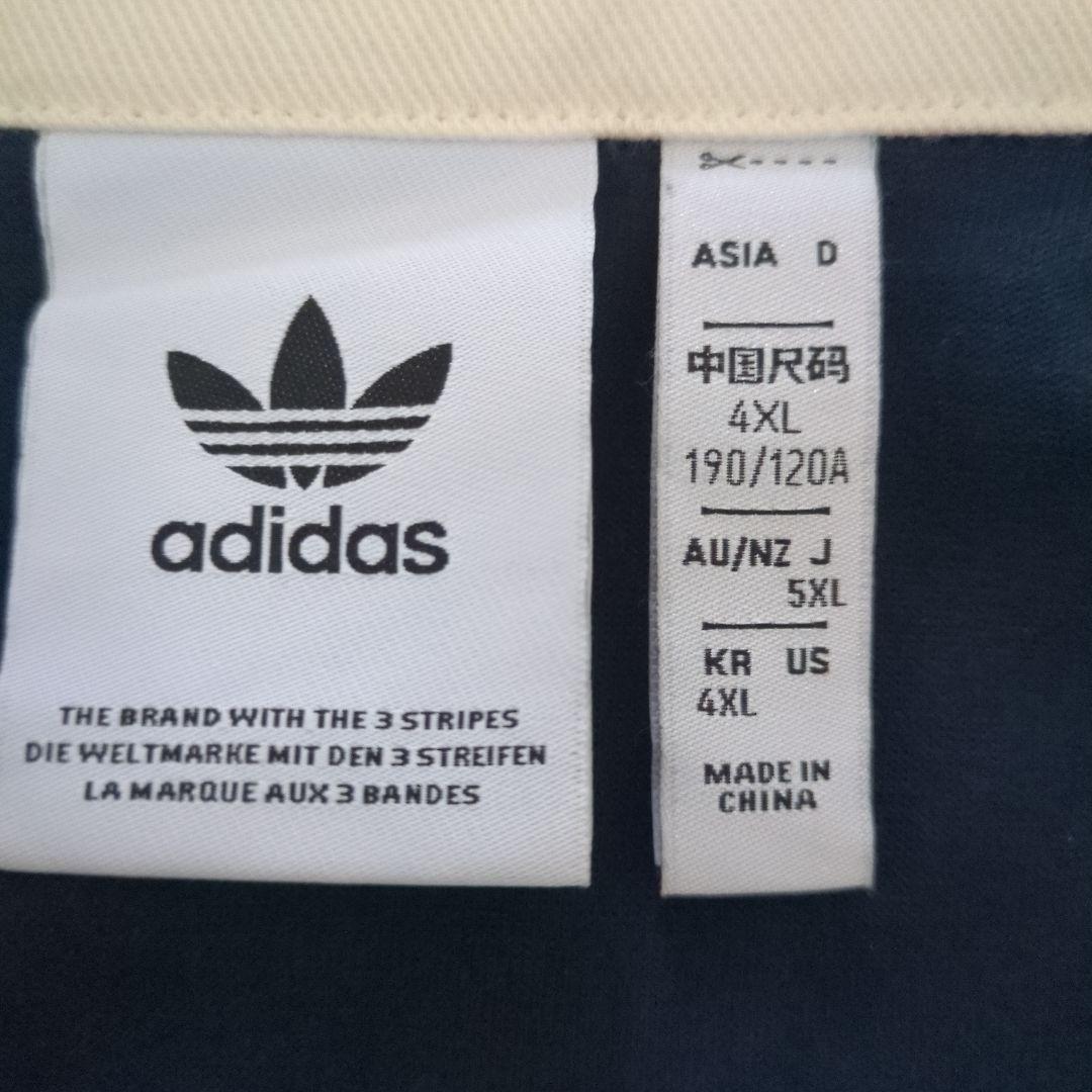 美品・稀少サイズ5XL】アディダスオリジナルスBlokepopラグビーシャツ