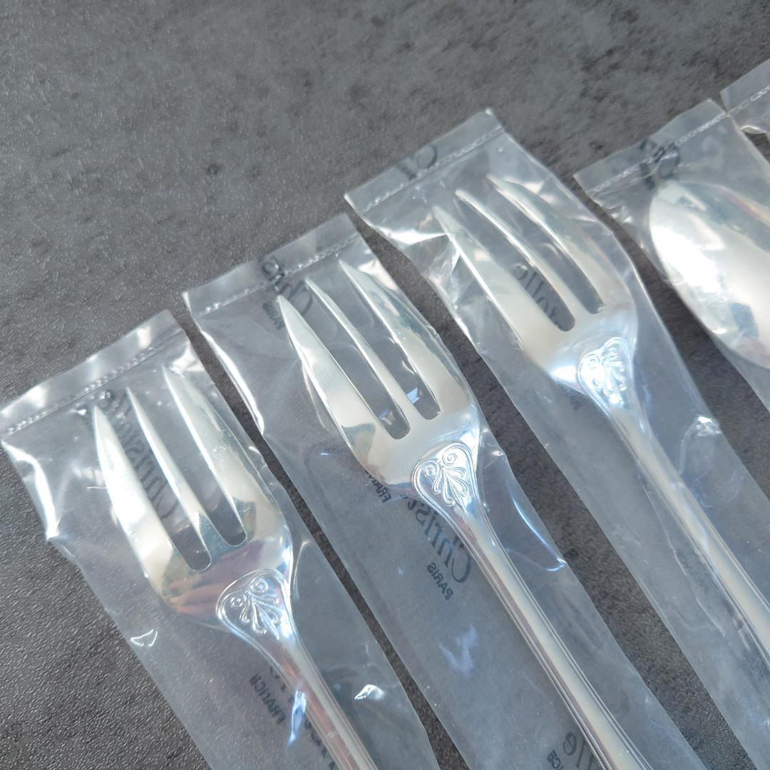 極美品 クリストフル マルメゾン ケーキフォークコーヒースプーン 未