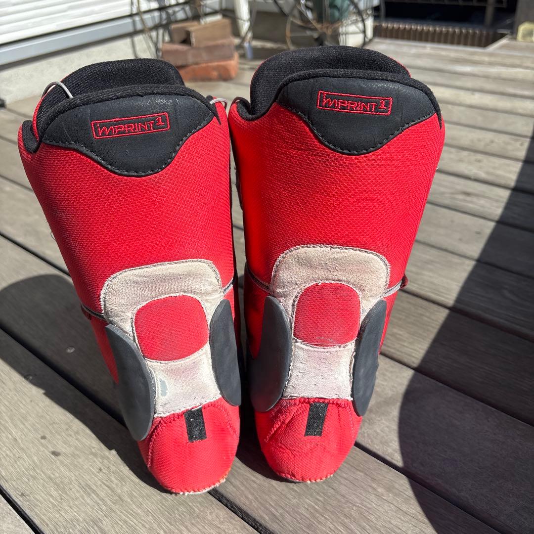 BURTON MOTO 28.0cmスノーボードブーツ ブラック/レッド