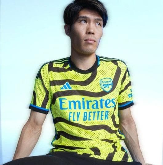 アーセナル　冨安健洋　オーセンティック アウェイ（M）2023-24