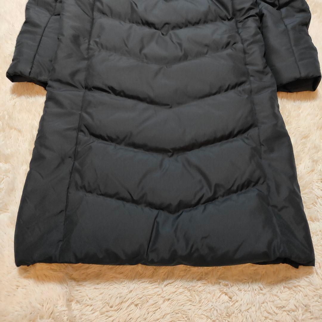 新品同様✨MIZUNO フーディ ダウンコート ロング丈 ブラック M〜L相当