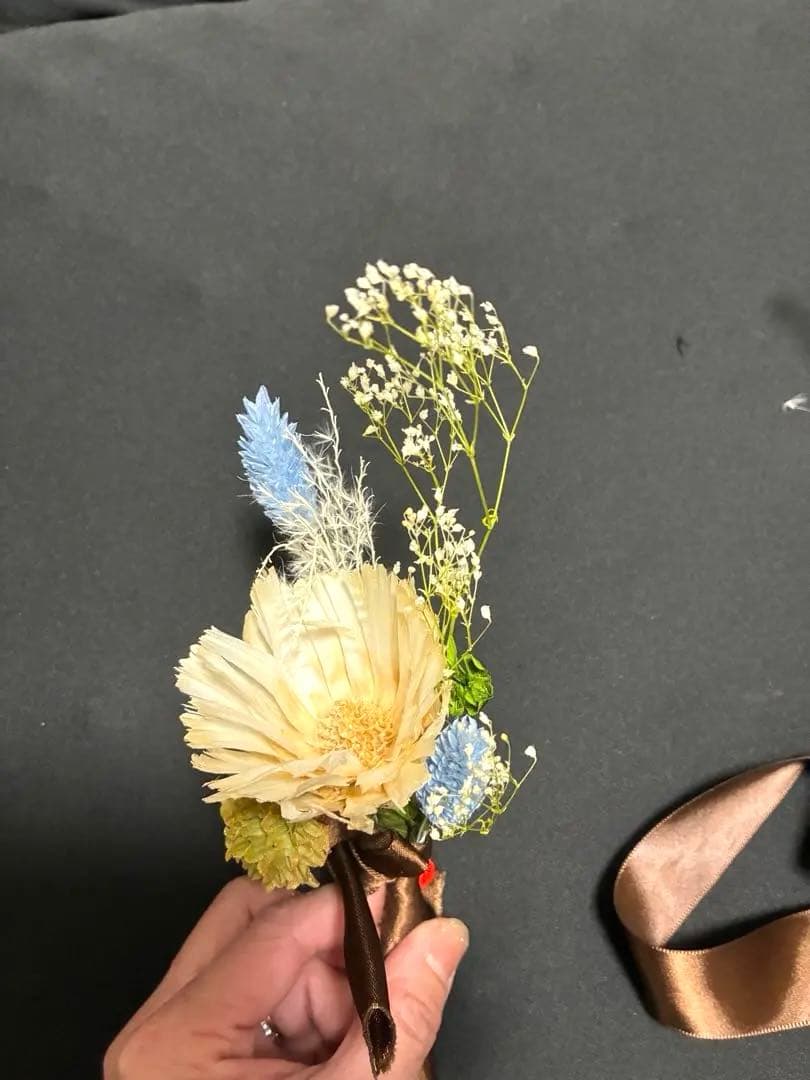 プリザーブドフラワー&造花ブーケ・ブートニア セット