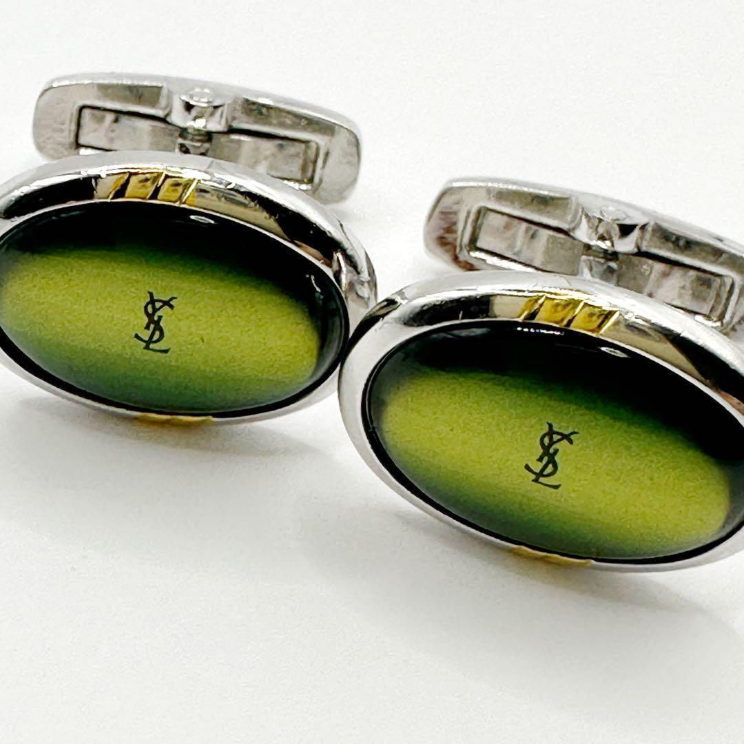 ✴️美品 希少✴️ イヴサンローラン シェル カフリンクス ネクタイピン セット