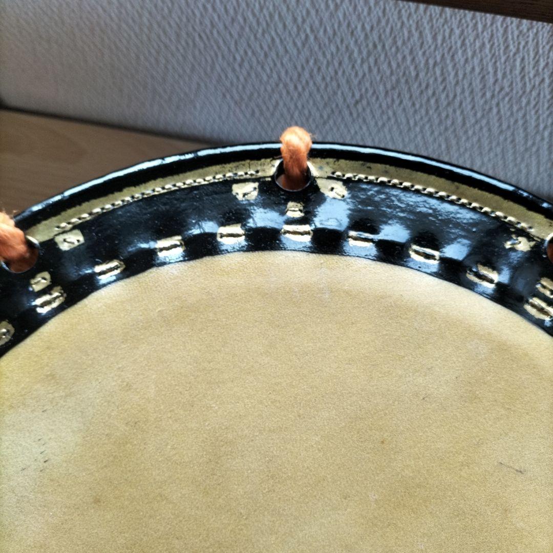 （ふわふわ様ご依頼商品です）良品　締太鼓　附締太鼓　和太鼓本体-バチ付き　中古品