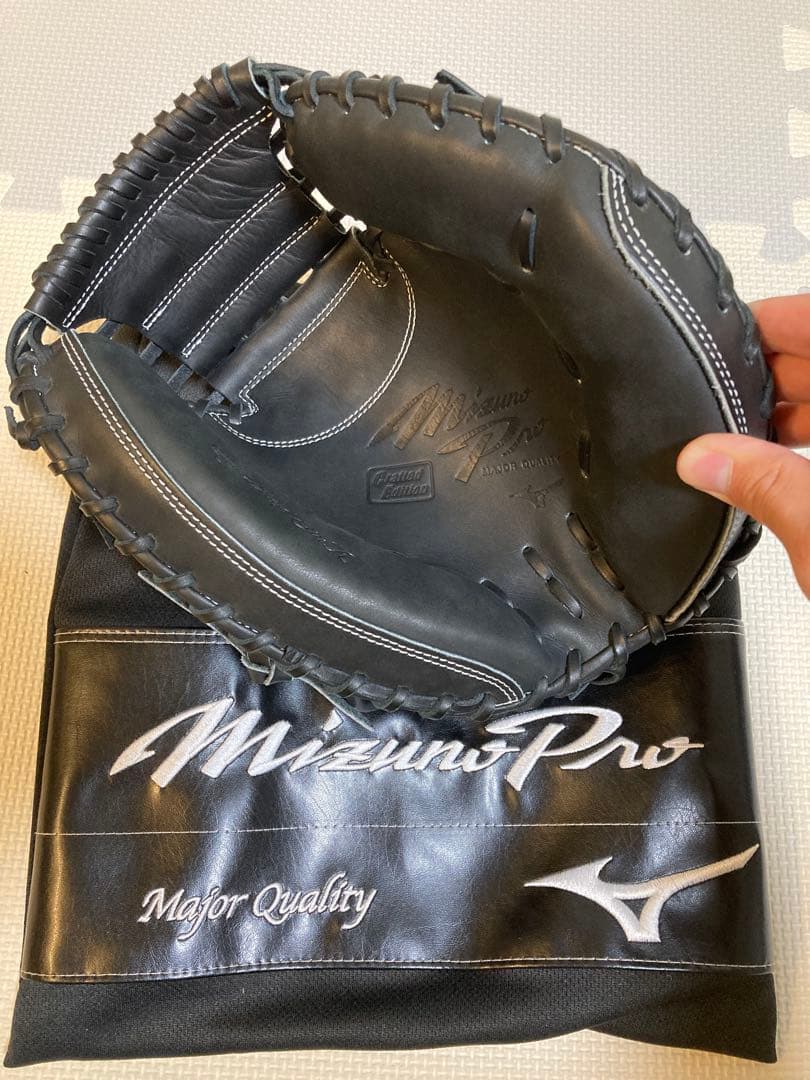 モ*ン様 MizunoPro 軟式野球キャッチャーミット　會澤翼型