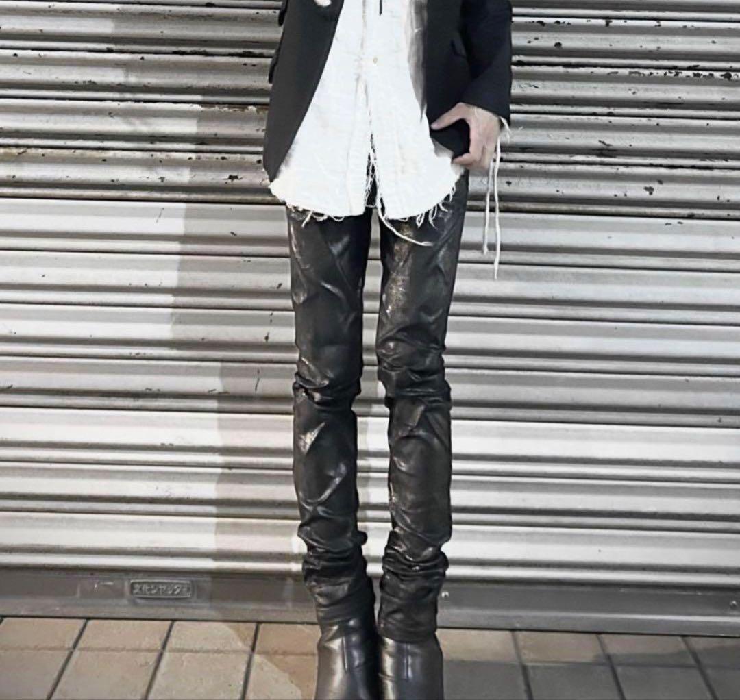 パンツ 00s coating denim vkei archive lgb