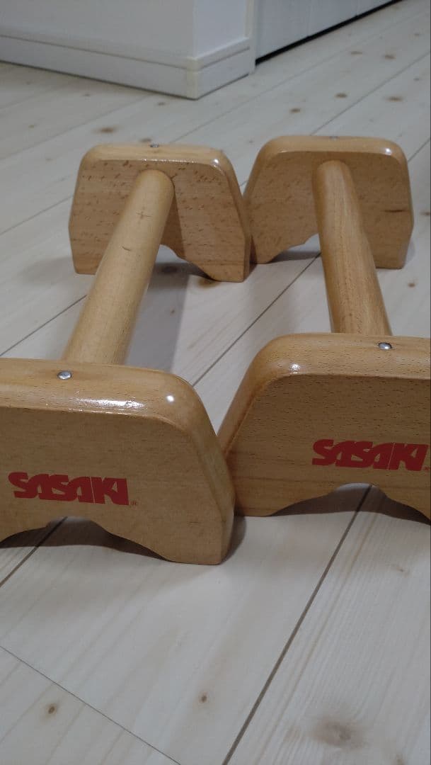 SASAKI 倒立バー 木製（美品）