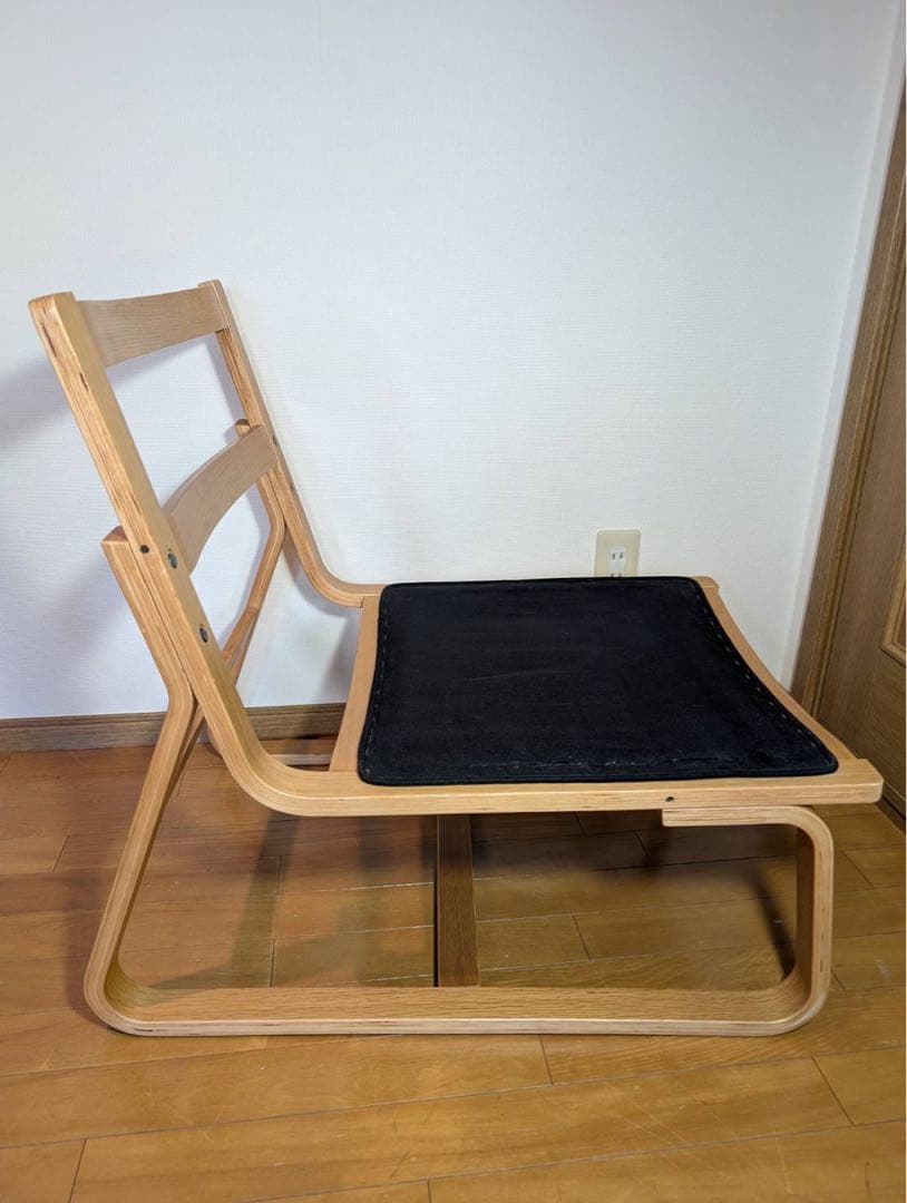 □5669様□無印 MUJI リビングでもダイニングでもつかえるソファチェア木製