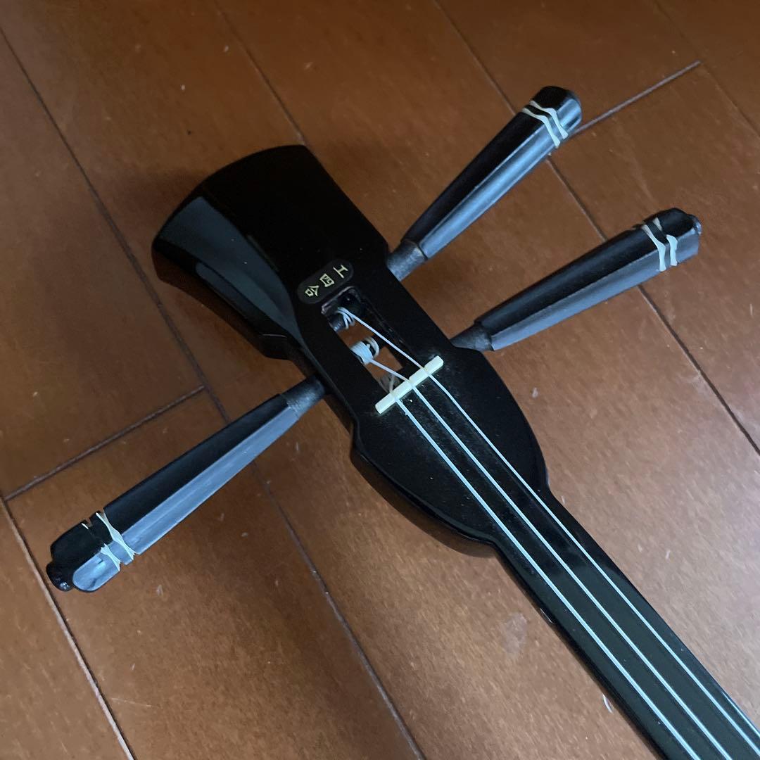 【美品】三線 蛇本革 ケース付き